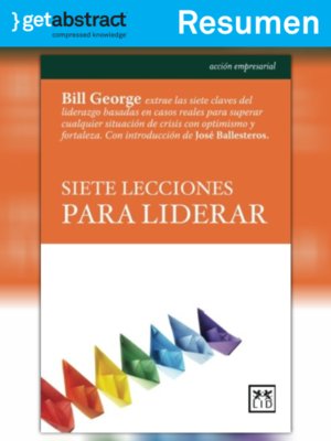 cover image of Siete lecciones para liderar (resumen)